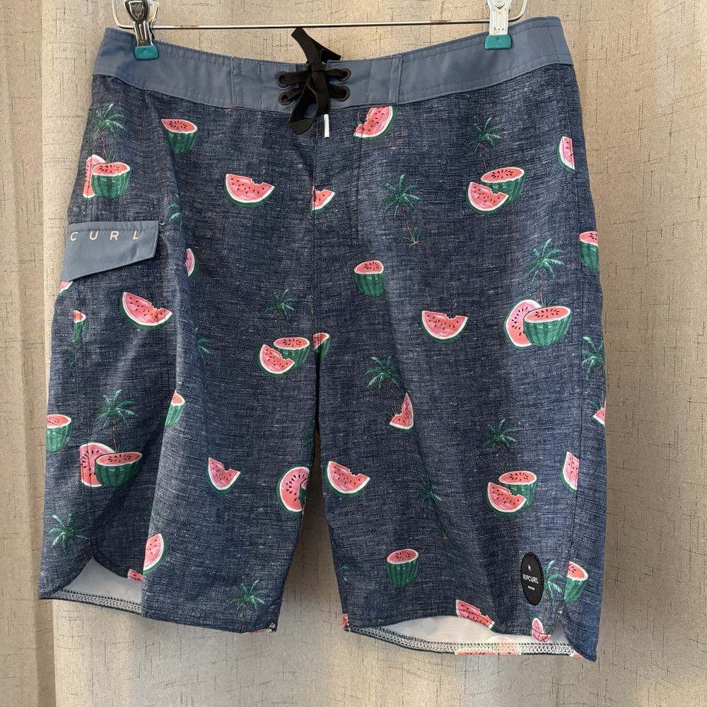 Rip Curl Laydays Lifestyle Men's Swim Trunks Watermelons Size 30.
